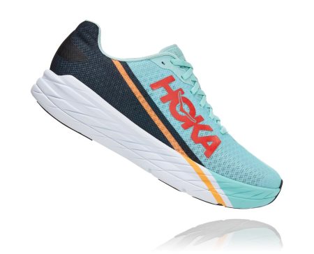 Hoka Rocket X All Gender Moški Tekaški Čevlji Modra / Črna SI-415207D